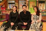 Ranbir Kapoor, Anushka Sharma, Aishwarya Rai Bachchan at the promotion of Ae Dil Hai Mushkil on the sets of Kapil Sharma Show on 19th Oct 2016